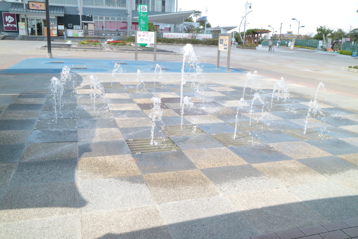 刈谷ハイウェイオアシスの噴水