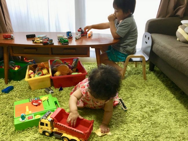 イライラしないワンオペ2歳差育児 やめた当たり前の家事 部屋の片づけ