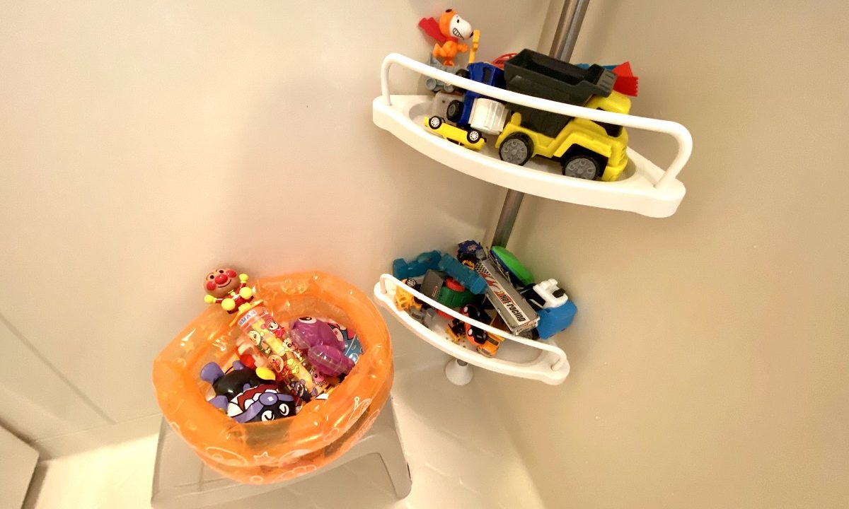 ワンオペ二人目育児 お風呂の必需品 あると便利な育児グッズ 子ども用のオモチャ アンパンマンお風呂セット アンパンマン水鉄砲
