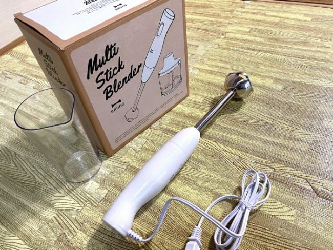 ワンオペ二人目育児の必需品と便利な育児グッズ 離乳食 必需品 ハンドブレンダー ブルーノ