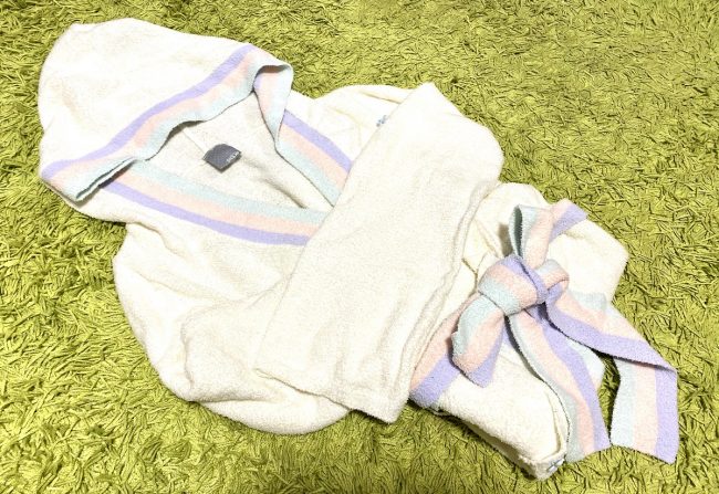ワンオペ二人目育児の必需品と便利な育児グッズ お風呂 あると便利なグッズ バスローブ